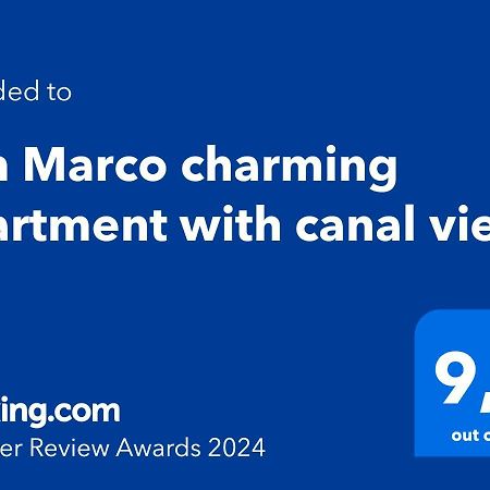 San Marco Charming Apartment With Canal View Venetië Buitenkant foto