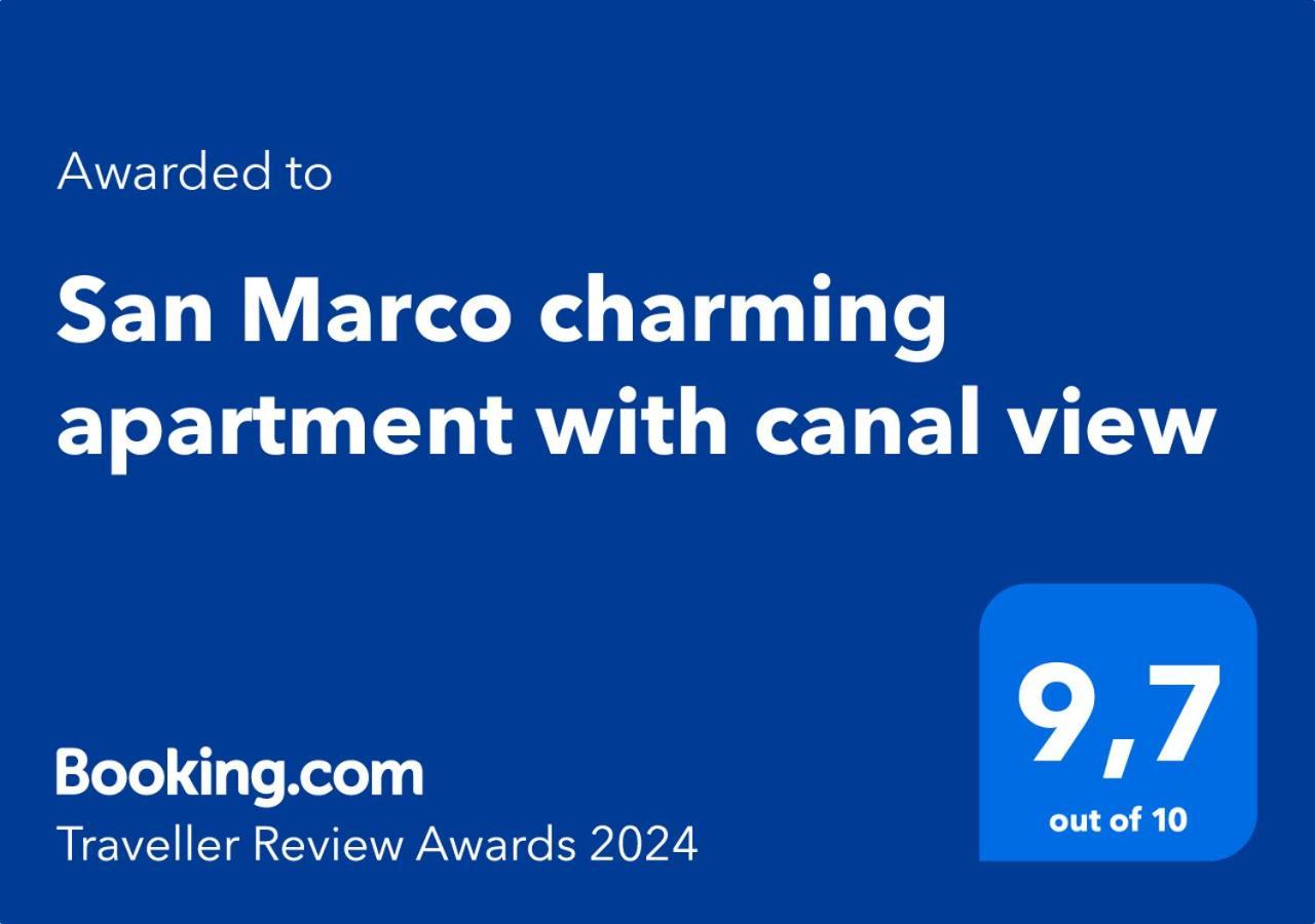 San Marco Charming Apartment With Canal View Venetië Buitenkant foto